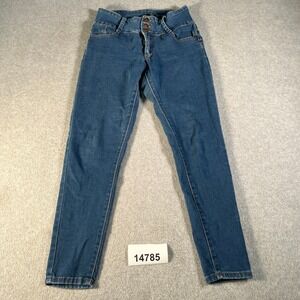 Always Friday Skinny Jeans Womens 7 Blue Excellent High Waisted Stretch Denim